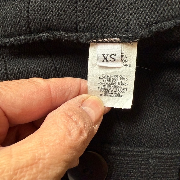 MARGARET WINTERS CARDIGAN 100% COTTON POCKETS SHAWL COLLAR VERSATILE TRAVEL XS - Picture 10 of 12